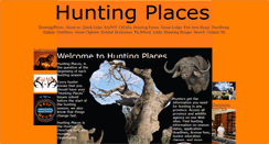 Desktop Screenshot of huntingplaces.co.za